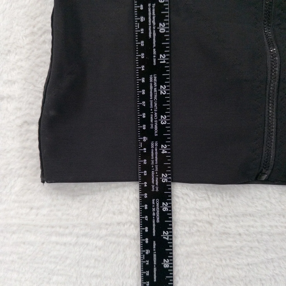 Zerobodys Mens Compression Vest Size M Black Slimming Body Shaper Zipper Tank